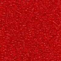 Miyuki rocailles kralen 15/0 - Transparent light red 15-140
